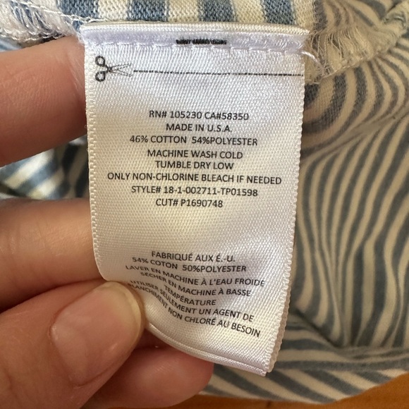 Current / Elliott Stripe Muscle Tank - Picture 5 of 5